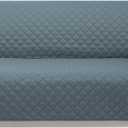 Reversible Sofa Covers Couch Cover Furniture Protector for Dogs Elastic Straps Water Resistant(Sofa,Dark Blue/Dark Blue)