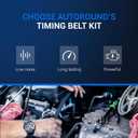 Autoround Timing Belt Kit Compatible with Chevy Cruze 2011-2015/ Cruze Limited 2016/ Sonic 2012-2018/ Aveo 2009-2011, Saturn Astra, Pontiac G3 1.6L 1.8L