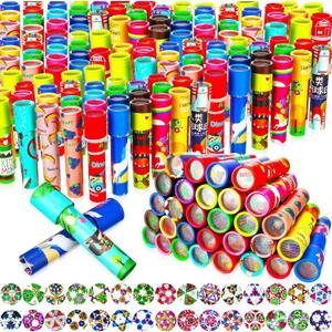 60 Pcs Classic Kaleidoscope Educational Kaleidoscope Toy Return Gift Vintage Educational Toys Party Bag Fillers School Classroom Prizes for Adult Teen Party Carnival Prize, Random Style (Bright Style)