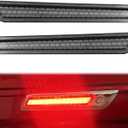 HDBUBALUS Saddlebag Latch Lights Cover Turn Signal Brake Light Fit for Harley Touring Street Glide Electra Glide Road Glide Road King Ultra Limited 2014-2023 Smoke