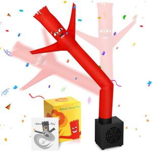Poen Mini Wacky Waving Inflatable Tube Guy for Kids Gift with Blower Gag Inflatable Tube Man Birthday Desktop Decor Dancing Blow up Man for Office Party Decor(Funny)