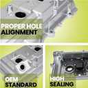 Aluminum Valve Cover Right Passenger Side Compatible with 1996-2002 Toyota 4Runner 1995-1998 T100 1995-2004 Tacoma 2000-2004 Tundra 3.4L V6 1120162040