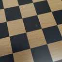 Regal Games - Reversible Wooden Board for Chess, Checkers & Tic-Tac-Toe - 24 Interlocking Wooden Checkers and 32 Standard Chess Pieces - for Age 8 to Adult for Family Fun