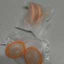 Garkoko Baby Pacifiers 0-6 Months, Breast-Like Shape Soft Silicone Newborn Pacifiers with Large Air Holes, BPA-Free, 4pcs