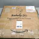 Safety 1st Easy Install Baby Gate for Doorways, Auto-Close Pressure-Mounted Magnetic Latch, Indoor Dog Gates, No Drilling, Fits 29"-38", White3 pack