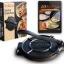 Tortillada  Premium Tortilla Press Cast Iron with Recipes E-Book (10 Inch)