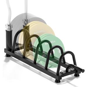 Horizontal Plate Rack Heavy-Duty Weight Plate Rack with Wheels