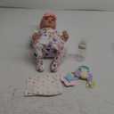 BABESIDE 18-Inch Reborn Baby Doll Girl  Realistic Lifelike Bebe Reborn de Silicona with Bunny Outfit, Magnetic Pacifier, Bottle, Diaper & Birth Certificate, Real Life Baby Dolls Gift for Kids (Pink White)