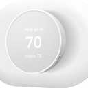 Compatible with Google Nest Thermostat 2020 Wall Plate Cover, Nest Thermostat Trim Kit, Nest Thermostat Wall Plate Cover, Nest Thermostat Accessory Easy Installation - Snow
