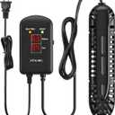 HiTauing Aquarium Heater, 100W Fish Tank Heater with LED Digital Display & 5 Safety Protection, Submersible Aquarium Heater with 2 Suction Cup and 5.9Ft Cord for 10-20 Gallon Fish Tank.
