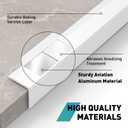 FCSOTSPS 10-Pack Tile Edge Trim,53''x0.4''