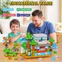 Magnetic Blocks, Magnetic Building Blocks,STEM Constructions Magnet Blocks for Kids, Boys and Girls Age 3+ Years Old, Building Toys Gifts for Kids 84PCS 1" Large Size