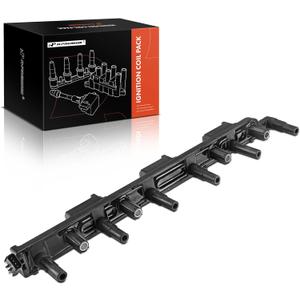A-Premium Engine Ignition Coil Packs Compatible with Jeep L6 4.0L Engine - Cherokee 2000-2001, TJ 2000-2006, Wrangler 2000-2006, Grand Cherokee 2000-2004