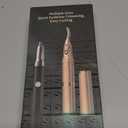 Heated Eyelash Curler, 2 in 1 Eye Lash Curler and Eyebrow Trimmer for Women with 2 Temperature Modes, USB Rechargeable Electric Eyelash Curler, Anti-Burn Design, Ideal Gift for Women(Gold B)