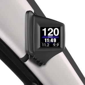 OBD2 Digital Speedometer Heads Up Display for Car OBD2 & GPS Dual System HUD Speedometer MPH Can be Installed on A-Pillar with RPM, Water Temp, Volt, 4 Alarms Only Works on Most 2008+ Sedan Cars