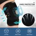 Plus Size Knee Brace XL-8XL,Stable Support of The Decompression Knee, Effective Relief of ACL, Arthritis, Meniscus Tear, Adjustable Compression Band, Suitable for Men and Women (5XL-6XL)