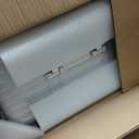 Full Aluminum Camera Carry-On Luggage DSLR Shockproof TSA lock Photography Gear Case with Removable Dividers & 360 detachable Wheels Luggage Rolling camera bag Camera storage case (silver)