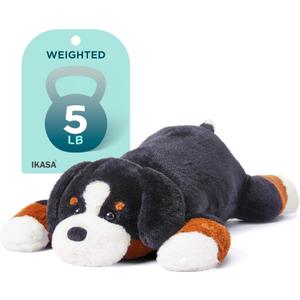 IKASA 5lbs Weighted Stuffed Animal Bernese Mountain Dog,27 inches Plush Toy Giant Large Big Jumbo Soft Puppy,Huge Size Cute Plushie,Gift for Kids