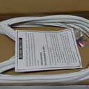 Upgraded W10830189 Refrigerator Door Seal Replacement Compatible with KitchenAid Kenmore Whirlpool Fridge Door Gasket WRF535SMBM00 GX5SHDXVQ00 Refrigerator French Door Seal W10137006 W10163894 White