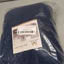 H.VERSAILTEX Stretch 3 Piece T Cushion Sofa Slipcovers Individually Sofa Cushion Covers for 3 Cushion Couch Sofa Seat Cushion Covers with Elastic Bands Featuring Thicker Jacquard Fabric, Navy