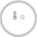 Universal Silicone Sealing Ring for 5 & 6 Quart Electric Pressure Cookers, Replacement Parts Set Include Float Valve Seal, Gasket, Sealing Ring for 5, 6 Quart Models, Clear