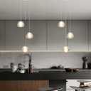 Modern Chandelier Crystal Pendant Light for Kitchen Island Dining Room Bedroom Hallway Gold