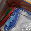 4 Packs Magnetic Tiles Storage Bags,Magnetic Tiles Storage Bin,Toy Organizer Case with Mesh Pocket and Tag Pocket for Magnet Building Tiles,Board Game,Puzzle and Lego Bricks (4PCS(1 large+3 small))