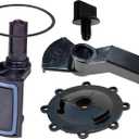 2-port/3-port Pool Valve retrofit kit, Compatible with Jandy 2-hole/3-hole 4715, 4716, 4717 valves and valves with Diverter Valve 4720, Cover 4606, and Handle 7433 (1 Pack)