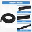 W11196317 Dishwasher Door Seal Fits Whirlpool Kenmore kitchenaid Maytag - Dishwashers Door Gasket Replaces W10112096 W11190760 8193709 9742612
