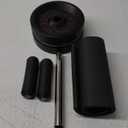 VINSGUIR Ab Roller Wheel, Abs & Core Workout Equipment for Home Gym with Knee Pad Accessories, Abdominal Wheel for Full-body Strength Training (Red And Black)