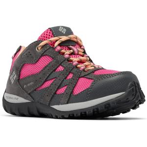 Columbia Unisex-Child Youth Redmond (7 Big Kid, Dark Grey, Pink Ice)