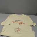 Women's Maternity Shirt Thanksgiving Growing a Little Pumpkin T Shirt Fall Pumpkins Graphic Pregnancy Announcement Tops S, Apricot