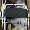 Eosprim Reclining Shower Chair with Wheels, Shower Wheelchair for Elderly and Disabled, Rolling Shower Chair with Commode, Bariatric Bathroom Wheelchair for Shower Use (Black)