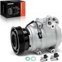 A-Premium A/C Compressor with Clutch Compatible with Kia Rondo 2.4L 2010 2011 2012, with Halla Climate Control Systems