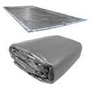Pool Mate 16 x 32 ft Extra Strength Platinum Pool Cover for Inground Pools