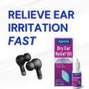 Hyland's Dry Ear Relief Oil, Relieve Ear Irritation Fast, for Itchy and Dry Irritated Ears, Ages 2 and up, Day and Night Drops, 0.5 Ounce