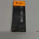 Rugged Bands Compatible for Apple Watch Ultra 3/Ultra 2/Ultra Band 49mm 46mm 45mm 44mm 42mm, Silicone Sport Strap with Durable Stainless Steel Connector for iWatch Series 11 10 9 8 7 6 5 4 3 SE Ultra (All Black - Black Adapter)