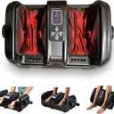 LifePro Foot Massager for Neuropathy with Heat - SoleSerene Shiatsu Foot and Calf Massager, Electric Machine with Remote Control for Feet, Ankles, and Arms