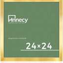 Annecy 24x24 Picture Frame Gold 1 Pack, 24 x 24 Picture Frame for Wall Decoration, Classic Gold Minimalist Style Suitable for Decorating Houses, Offices, Hotels