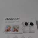 Momcozy Baby Monitor with 2 Cameras 5.5" 1080P Full HD Split Screen Video Baby Monitor with Camera and Audio, No WiFi 5000mAh Battery, ECO, VOX, Clear Night Vision 1640ft Range (SD Card not Included)