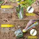 Garden Tool Set, Carsolt 10 Piece Stainless Steel Heavy Duty Gardening Tool Set for Digging Planting Pruning Gardening Kit with Durable Bag Gloves Gift Box Ideal Garden Gifts for Women Men