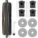 10Pcs TriCut-Brush for Dreame L40 Ultra, Gen2/ X40 Ultra/X30 Ultra/L30 Ultra/L10s Ultra/L20 Ultra/L10s Pro Ultra/L40s Ultra CE,AE for MOVA P10 Ultra/P10 Pro Ultra/P50 Pro Ultra Accessories Kit