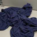 Aertiavty Chair Covers for Dining Room 6 Pack Chair Seat Cover for Dining Room Kitchen, Parsons Chair Covers Dining Chair Slipcover, Navy Blue