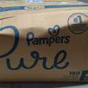 Pampers Pure Baby Diapers, Size 4 (22-37 lbs), 150, Up to 100% Leakproof, Premium Hypoallergenic Soft Diapers