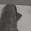 MIULEE Decorative Throw Pillow Covers for Couch Bed Livingroom 18x18 Inch Set of 2 Dark Grey Boho Accent Throw Pllows Broadside Striped Patchwork Soft Corduroy Pillowcases