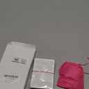 WinnerWhy Set of 5 Toe Stretcher Band Separator Spacer Bunion Correction Hallux Valgus Alignment Foot Stretcher Straightener Resistance Loop Yoga Exercise Foot Care with Carry Bag(Pink)