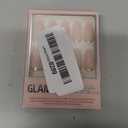 Glamnetic Press On Nails - Goal Getter | Medium Almond Fake Nails and Neutral Gold Reverse French Tip, Salon Quality | 15 Sizes - 30 Nail Kit Wtih Glue