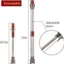 Fullclean Extension Wand Compatible with Dyson V15 V11 V10 V8 V7 GEN5 Vacuum Cleaner,Replacement Tube Rod Stick 20.5 to 32 Inch Extendable Wand,NOT for Slim