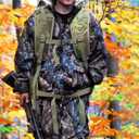 MYDAYS Universal Tree Stand Transport System, Lightweight Tree Stand Carrier with Adjustable Straps, Comfortable Padded Stand Transport Harness for Outdoor Hunting