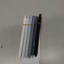 Ddaowanx Gel Pens, 0.7mm Quick Dry Black Ink,Fine Point Smooth Writing Pens,Office School Supplies,Gifts for Women Man(6Pcs Black White Gray, Black)